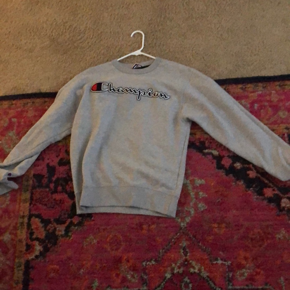 Gray champion crewneck